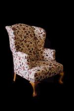 Custom Handcrafted Wingback Chair from Vermont