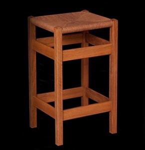 Custom Handmade Wooden 24 Inch Bar Stool