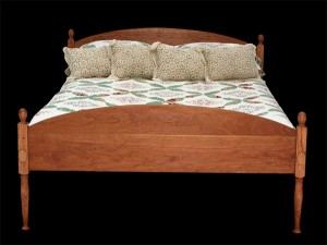 Custom Handmade Wood Shaker Bed from Vermont